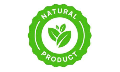 Sight Fresh 100% natural ingredients badge confirming plant-based, chemical-free formula for healthy Vision